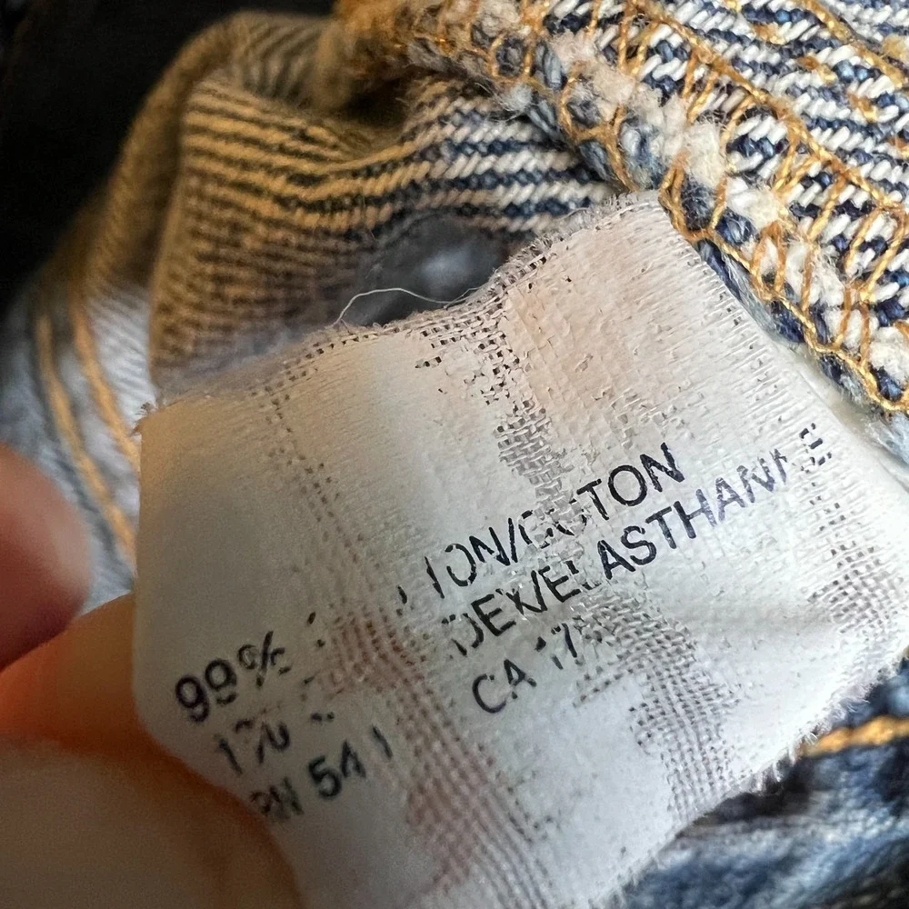 Gap Kids Denim Jean Jacket‎ Pink Stitching Girls Size Medium